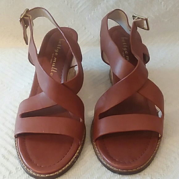 Bettye Muller wedge sandal espedrilles - Picture 1 of 8